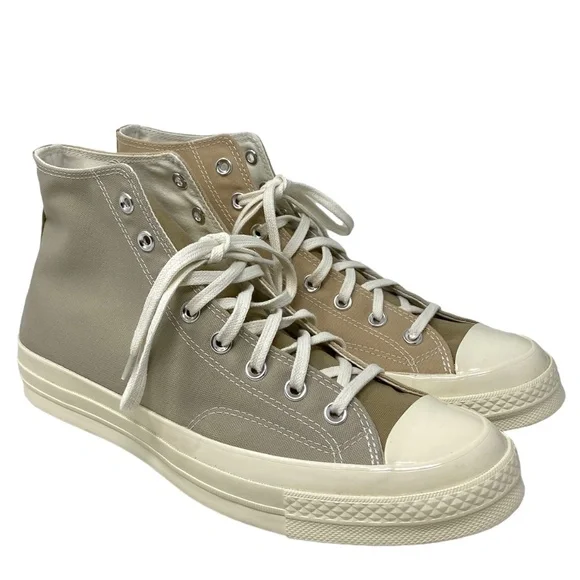Converse Chuck 70 High Sneakers Beach Stone Canvas Shoes Casual For Men A05658C - Picture 2 of 9
